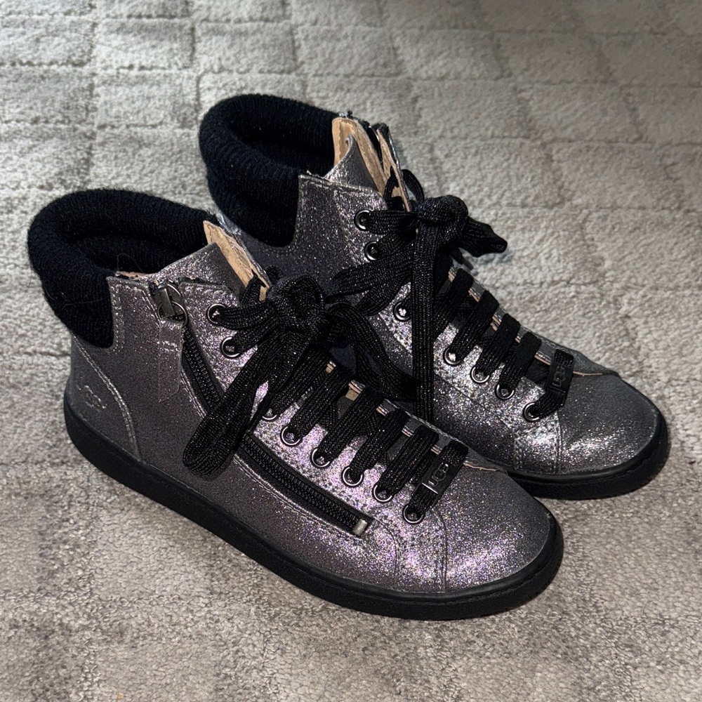 UGG Women's Silver Glitter Sneakers
